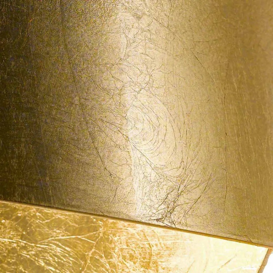 Llambë muri moderne Selene Scudo e bërë në Itali 29x15xH16 cm Viadurini