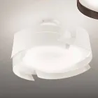 Dritë tavani Selene Vultur prej çeliku Ø47 H 25cm Viadurini