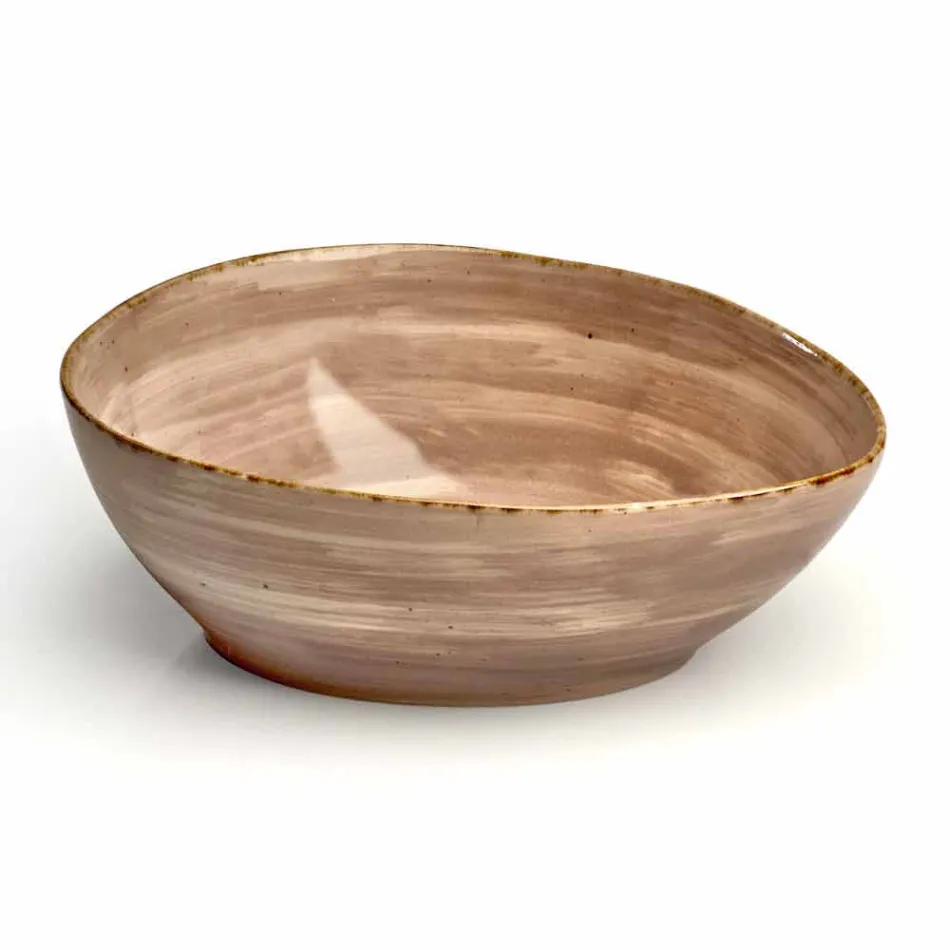 Shërbimi 12 Pllaka me ngjyra drejtkëndëshe dhe të rrumbullakëta Dizajn modern në Steweware - Simba Viadurini