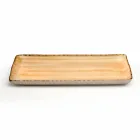 Shërbimi 12 Pllaka me ngjyra drejtkëndëshe dhe të rrumbullakëta Dizajn modern në Steweware - Simba Viadurini