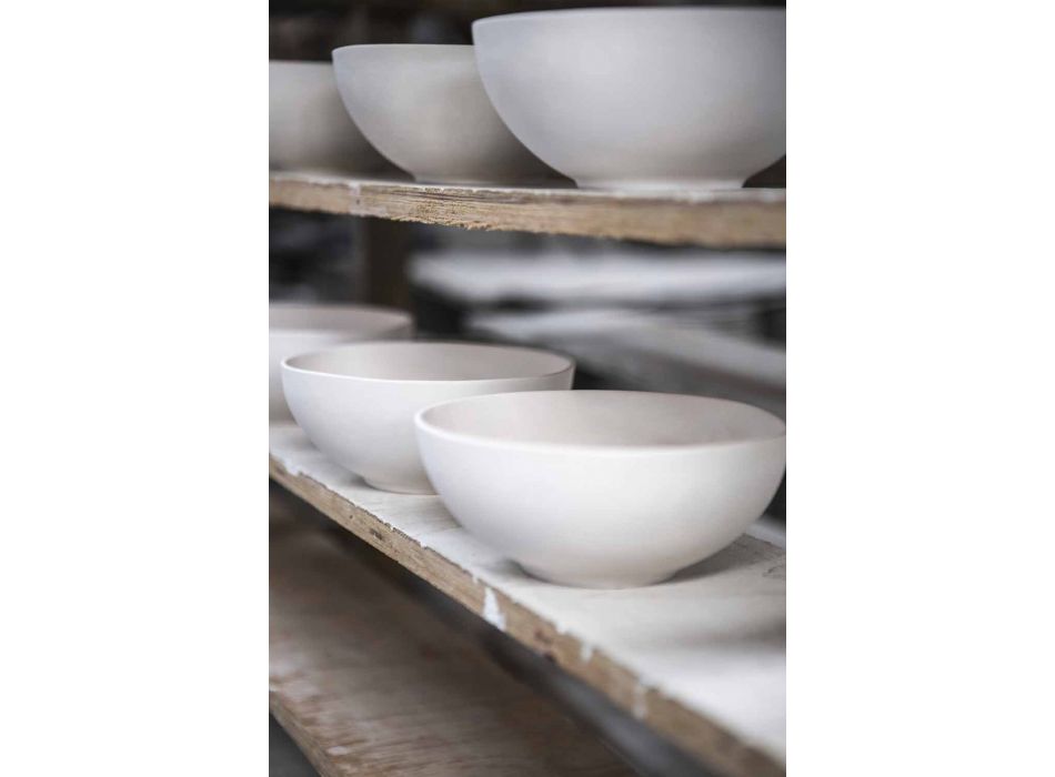 Seti i 24 Pllakave të Darkës prej Porcelani të Dizajnit Klasik - Romilda Viadurini