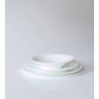24 Pllaka Darkash Elegante në Dizajnin e Porcelanit të Bardhë - Doriana Viadurini