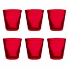 Seti i 6 gotave me xham të çelur me një model modern - Pumba Viadurini