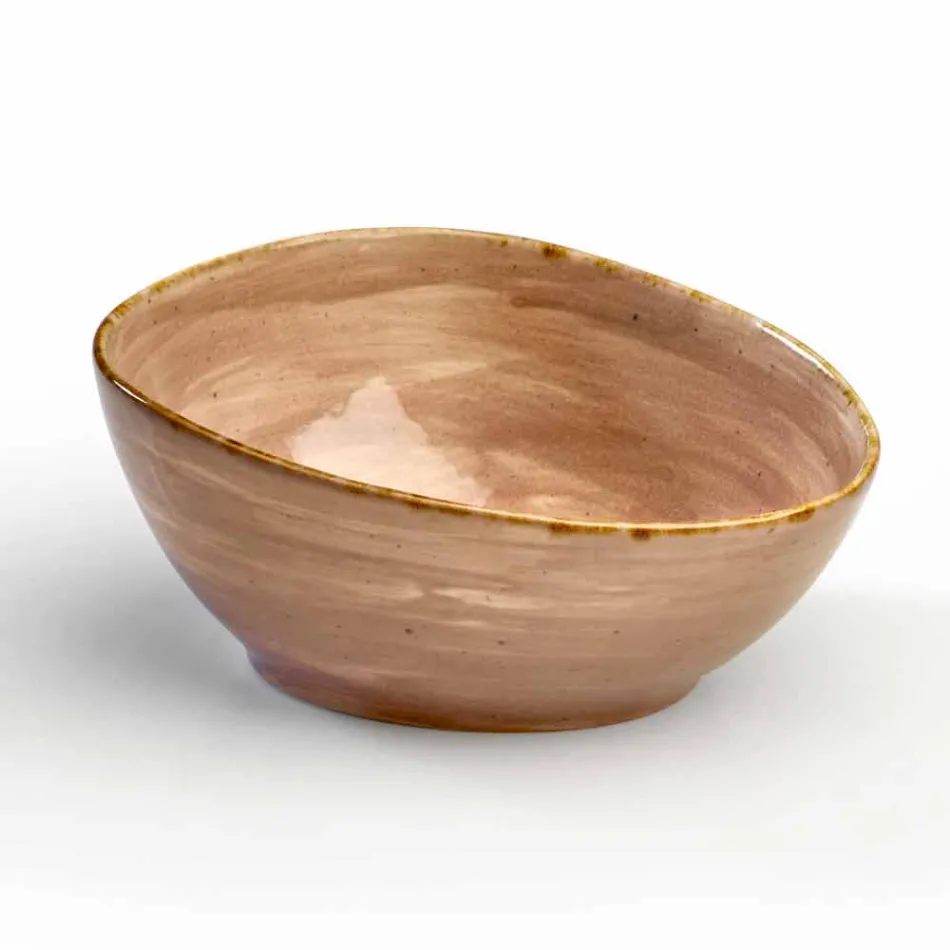 Seti i 8 Pllakave Moderne të Dizajnit Drejtkëndëshe dhe tas me gurë me ngjyra - Simba Viadurini