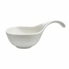 Shërbimi Aperitif 12 copë Pllaka Moderne prej Porcelani të Bardhë - Nalah Viadurini