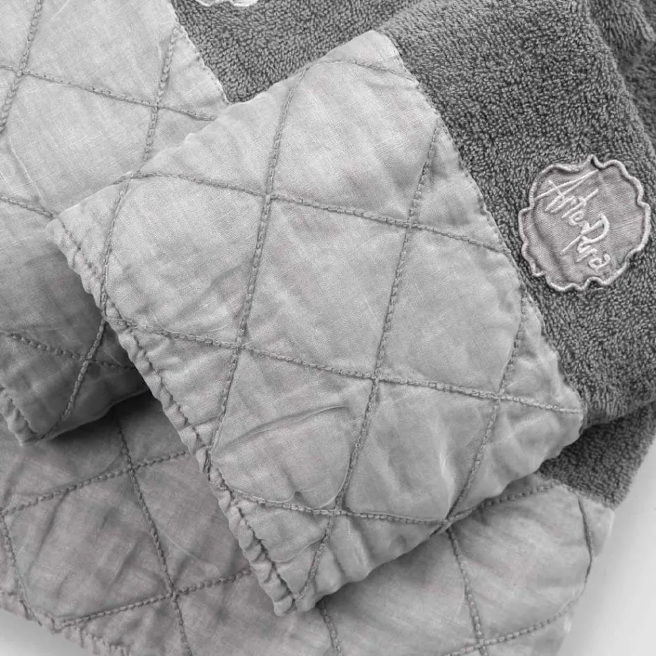 Shërbim peshqirësh për fytyrën dhe mysafirë dhe peshqir me zbukurime luksoze - Hassim Viadurini