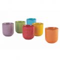 Syze uji qeramike me vazo me ngjyra Set 12 Copë - Abruzzo