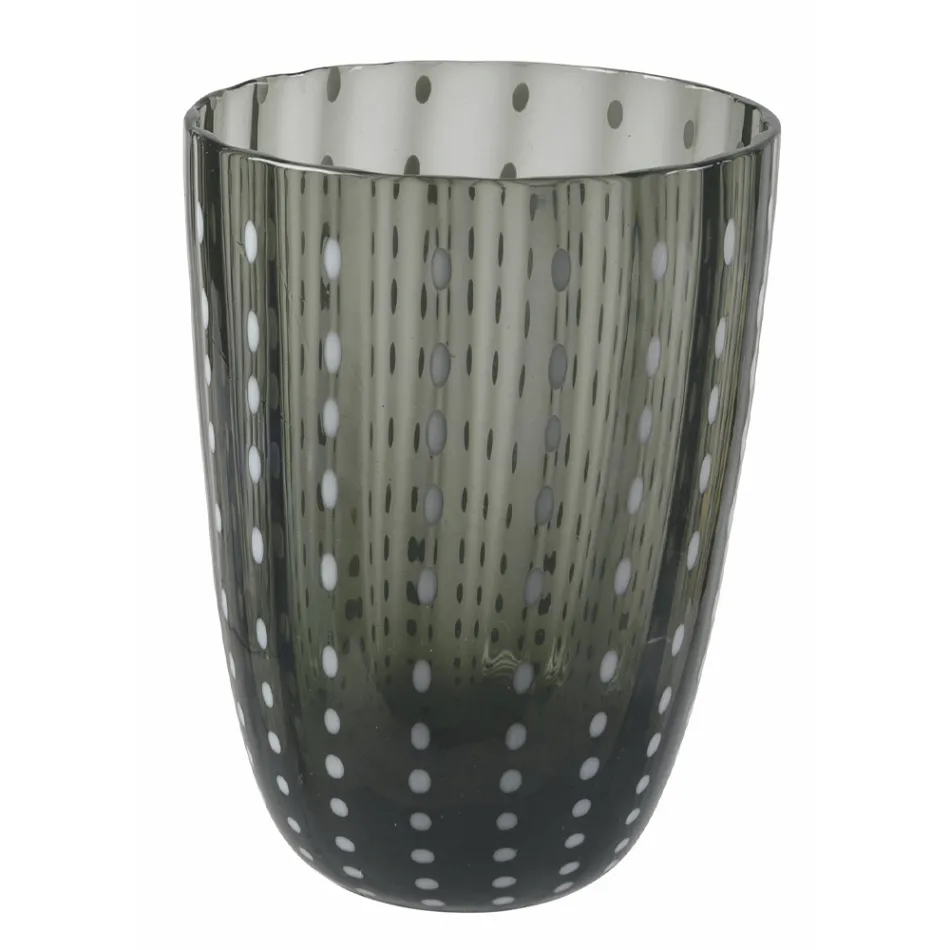 Xhama me ngjyra Servis për gota uji me pika 12 copë - Botsvana Viadurini