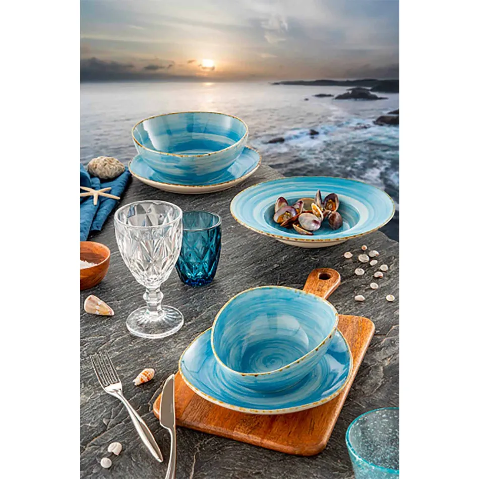 Syzet me xham me ngjyra të vendosura 6 copë Dizajn modern - Timon Viadurini