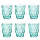 Syzet me xham me ngjyra të vendosura 6 copë Dizajn modern - Timon Viadurini