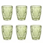 Syzet me xham me ngjyra të vendosura 6 copë Dizajn modern - Timon Viadurini