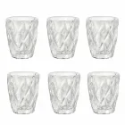 Syzet me xham me ngjyra të vendosura 6 copë Dizajn modern - Timon Viadurini