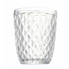 Set qelqi në ujë qelqi me ngjyra dhe të gdhendura 12 copë - Brillo Viadurini