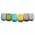 Dizajni gota uji qelqi me ngjyra, 12 copë - Aperi
