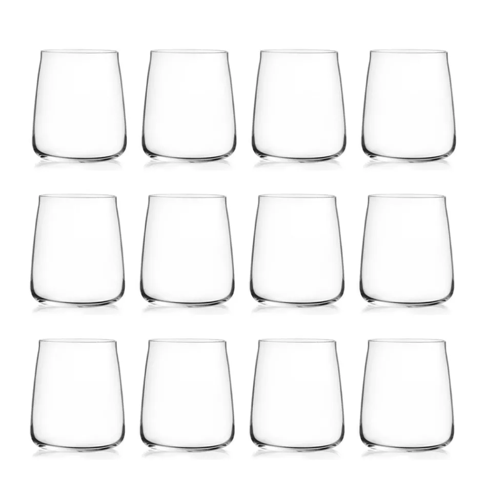 Syze Uji Tumbler Set Eco Crystal Minimal 12 copë - Primordio Viadurini