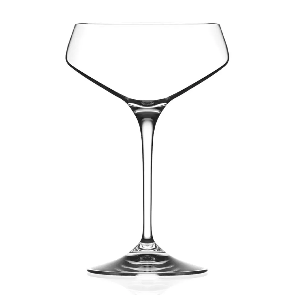 Set kupash për shampanjë me kristal ekologjik italian 12 copë - Etera Viadurini