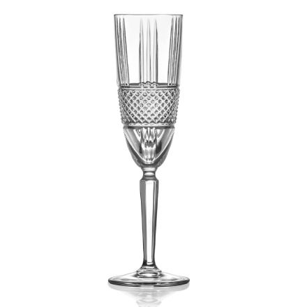 Kupa e Fyellit të Shampanjës e vendosur në Eco Crystal Decor 12 copë - Lively Viadurini