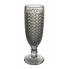 Set kupa flauti në xham me ngjyra dhe dekorime të ndryshme 12 copë - Miks Viadurini