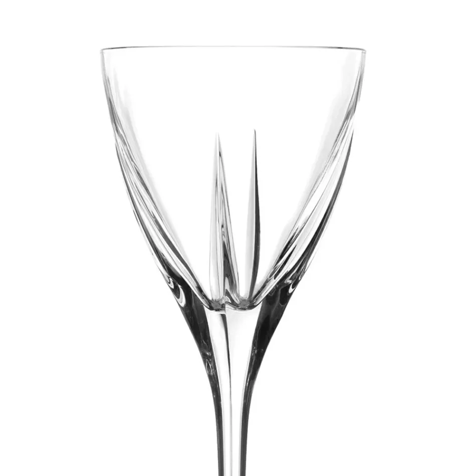 Komplet qelqi i verës kristal me ngjyrë eko ose transparente 12 copë - amalgam Viadurini