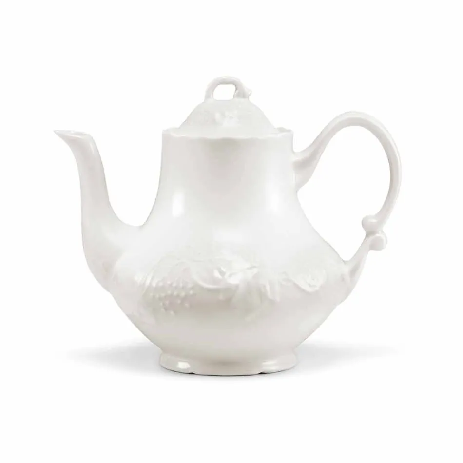 Shërbim i plotë i mëngjesit 22 copë në porcelan të Bardhë - Gimignano Viadurini