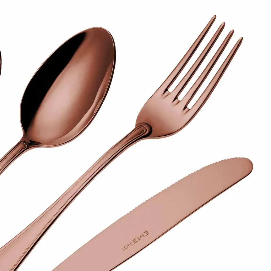 Set i plotë i takëmeve prej çeliku të pandryshkshëm me dizajn luksoz 24 copë - Shef Viadurini