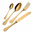 Set i plotë i takëmeve prej çeliku të pandryshkshëm me dizajn luksoz 24 copë - Shef Viadurini