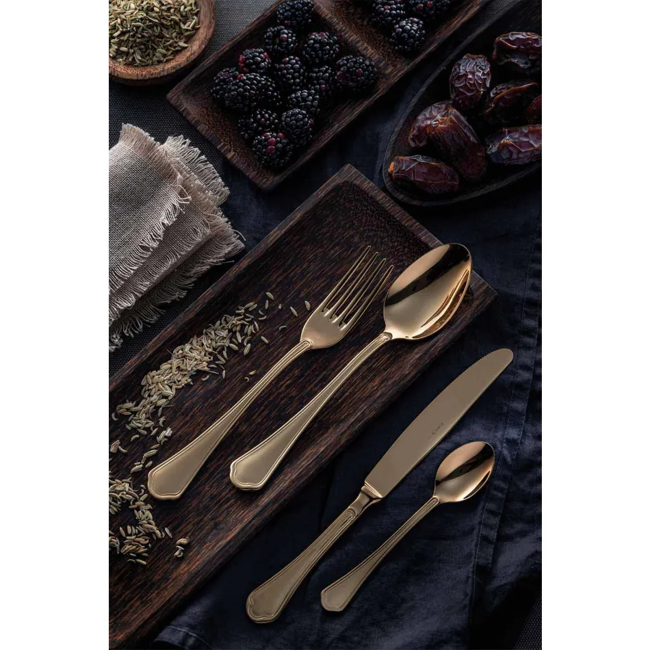 Set i plotë i takëmeve prej çeliku të pandryshkshëm me dizajn luksoz 24 copë - Shef Viadurini