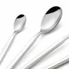 Komplet i plotë takëmesh çeliku 24 copë Dizajn prodhuar në Itali - e ndërlikuar Viadurini