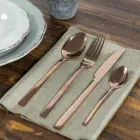 Set i takëmeve të plota në dizajn çeliku të zi ose bakër 24 copë - Fayette Viadurini