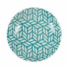 Shërbim i plotë i tryezës në Porcelani me ngjyra 18 copë - Indonezi Viadurini