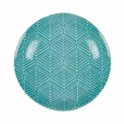 Shërbim i plotë i tryezës në Porcelani me ngjyra 18 copë - Indonezi Viadurini