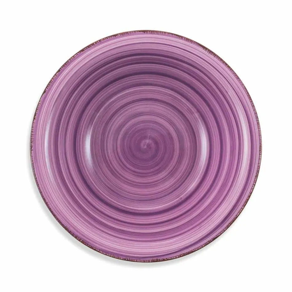 Takëm me pllaka me ngjyra 18 copë në gur prej guri modern - Abruzzo Viadurini