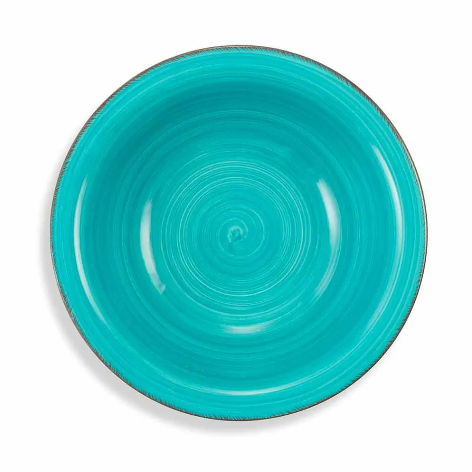 Takëm me pllaka me ngjyra 18 copë në gur prej guri modern - Abruzzo Viadurini