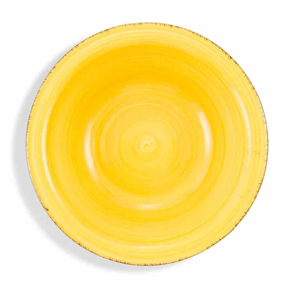 Takëm me pllaka me ngjyra 18 copë në gur prej guri modern - Abruzzo Viadurini