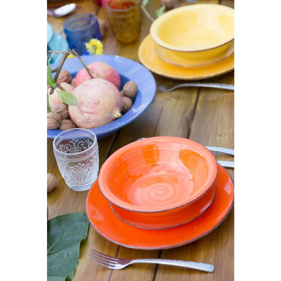 Takëm me pllaka me ngjyra 18 copë në gur prej guri modern - Abruzzo Viadurini