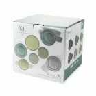 Vendosja e darkave vendosni pllaka me ngjyra 18 Dizajn të plotë 18 copë - Osteria Viadurini