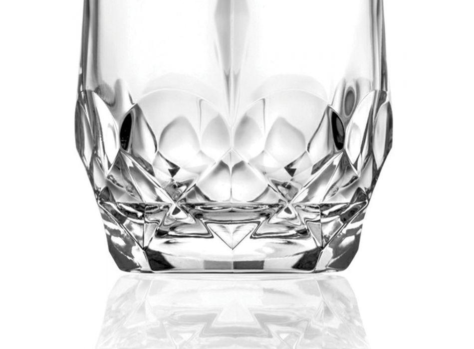 12 Copë Shërbimi i gotave të kristalit ekologjik kristal - Bromeo