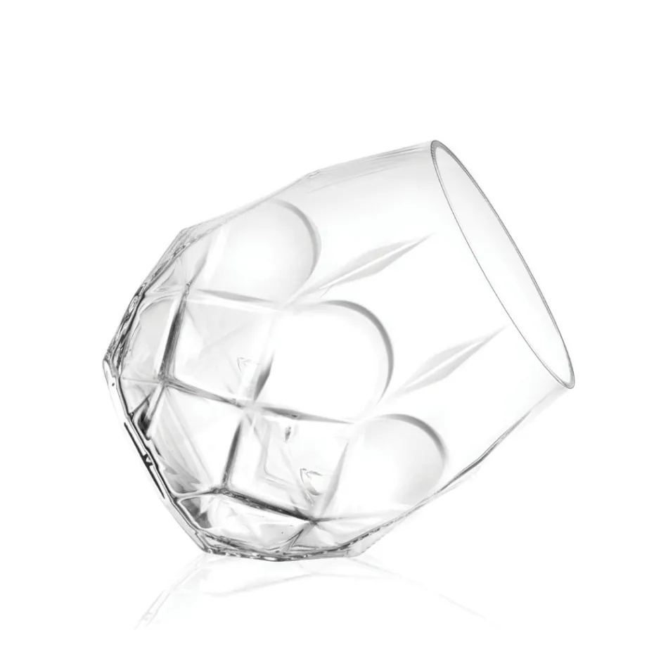 Shërbimi i Dekoruar i Syzeve Kristal Ekologjik 12 Copë - Bromeo Viadurini