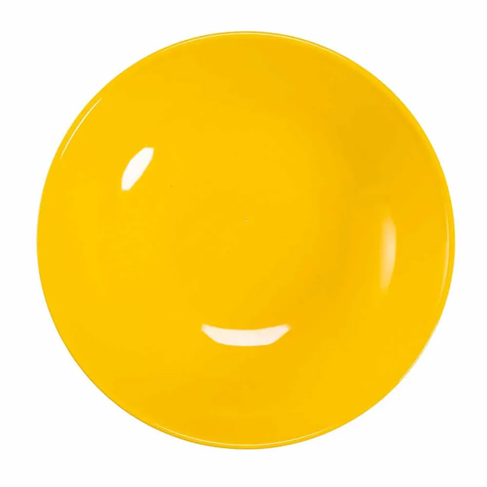 Shërbimi prej Porcelani dhe Gres Dinnerware 18 Piece Colored Design - Tropikal Viadurini