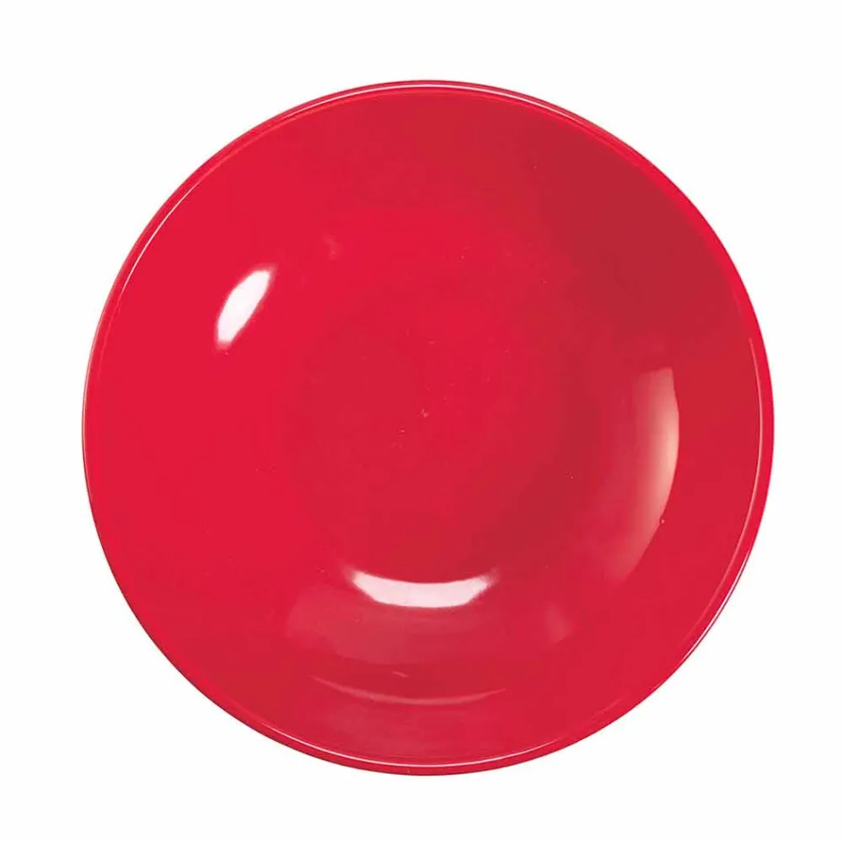 Shërbimi prej Porcelani dhe Gres Dinnerware 18 Piece Colored Design - Tropikal Viadurini