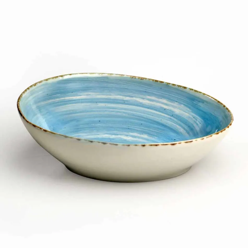 Seti i 16 enëve të dizajnit modern në gurë me ngjyra elegante - Simba Viadurini