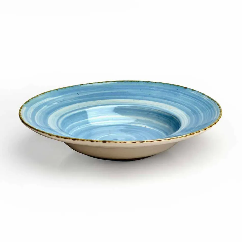 Seti i 16 enëve të dizajnit modern në gurë me ngjyra elegante - Simba Viadurini