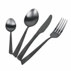 Set takëmesh 24 copë me dizajn të sheshtë prej çeliku ose bakri - Antozoi Viadurini