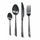 Set takëmesh 24 copë me dizajn të sheshtë prej çeliku ose bakri - Antozoi Viadurini