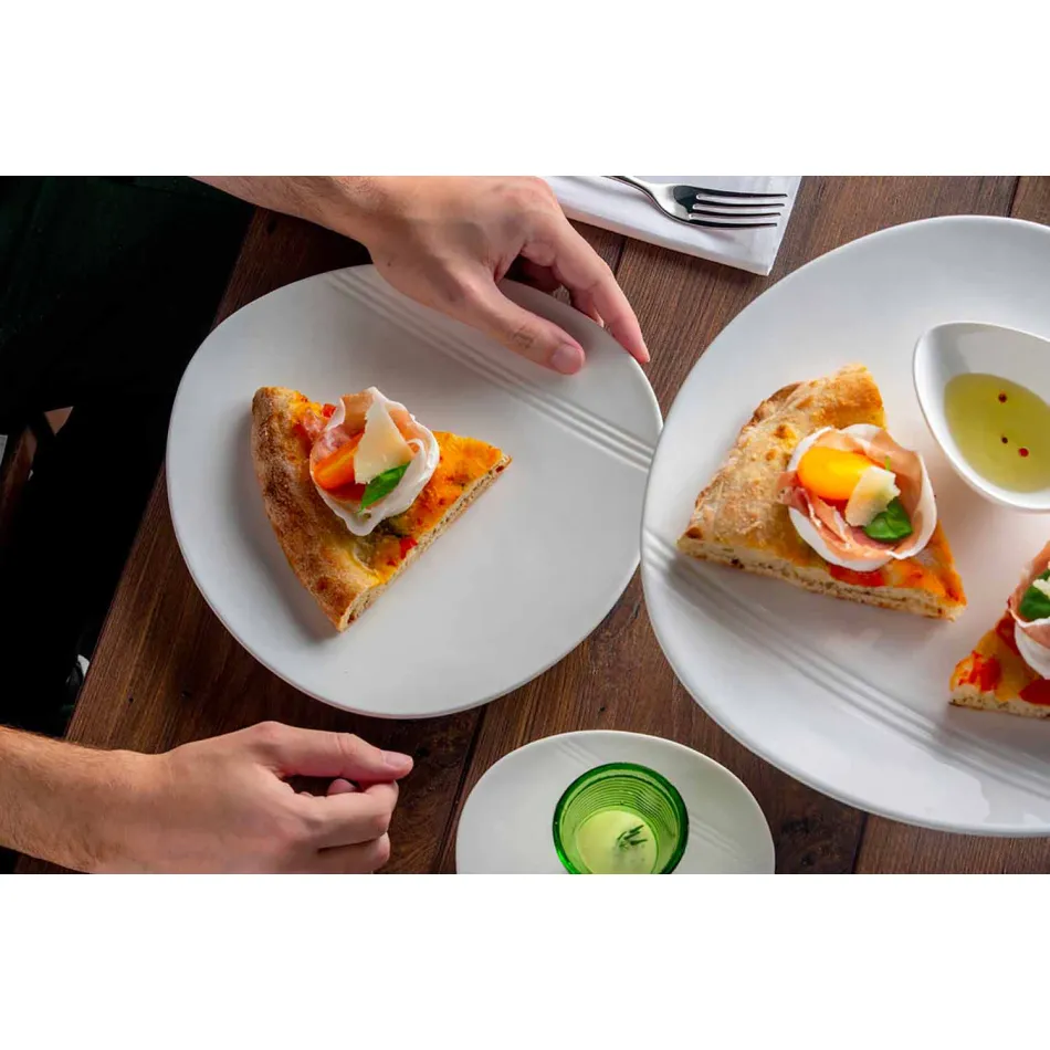 Enët moderne prej porcelani Aperitif Set 36 copa - Nalah Viadurini