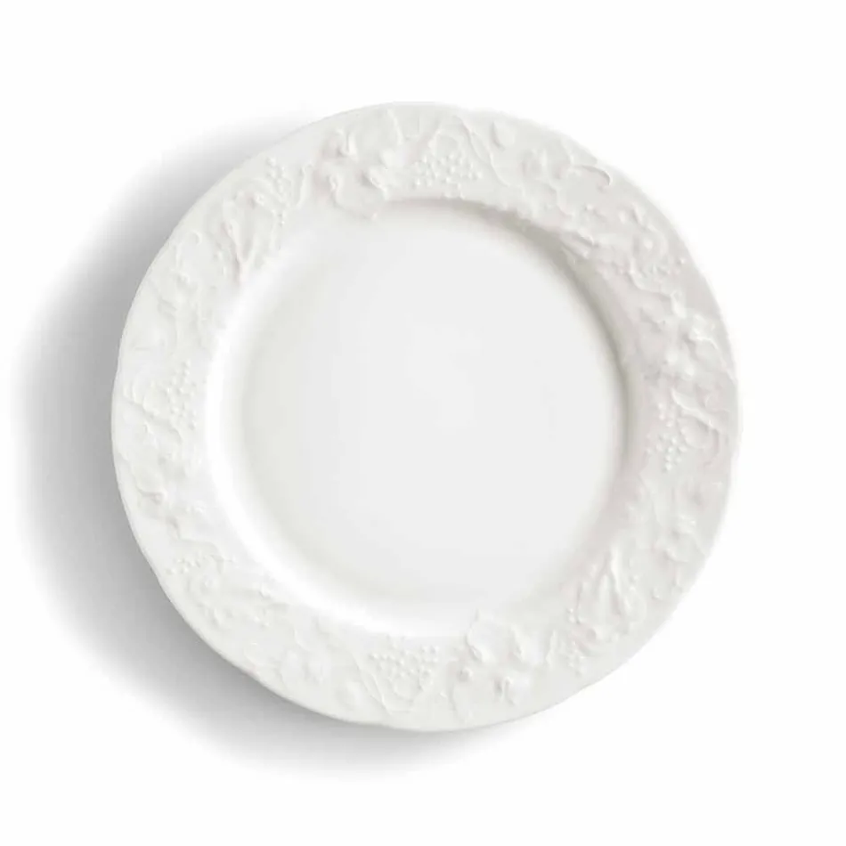 Seti i 27 Pllakave të Dizajnit Porcelan Elegant të Bardhë - Gimignano Viadurini