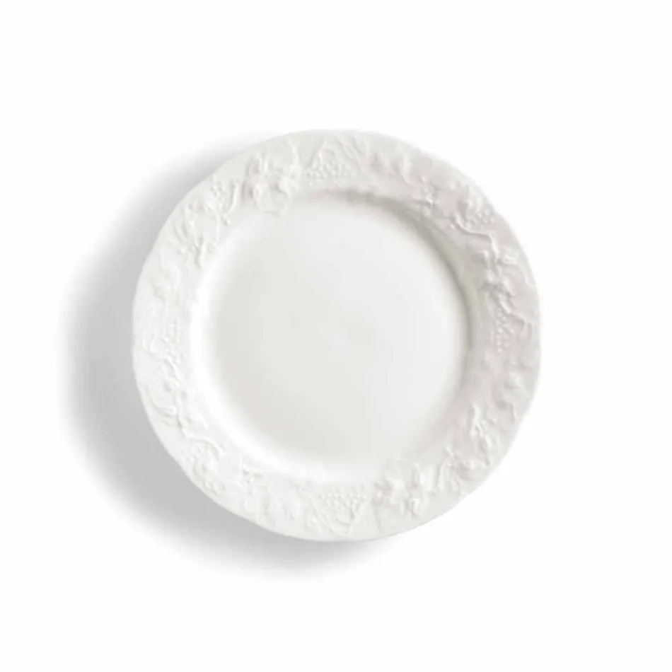 Seti i 27 Pllakave të Dizajnit Porcelan Elegant të Bardhë - Gimignano Viadurini