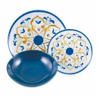 Komplet për mbushjen e enëve me ngjyra dhe moderne të enëve, 18 copë - Cefalu Viadurini