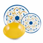 Komplet për mbushjen e enëve me ngjyra dhe moderne të enëve, 18 copë - Cefalu Viadurini