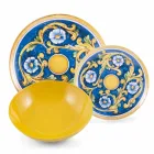 Komplet për mbushjen e enëve me ngjyra dhe moderne të enëve, 18 copë - Cefalu Viadurini